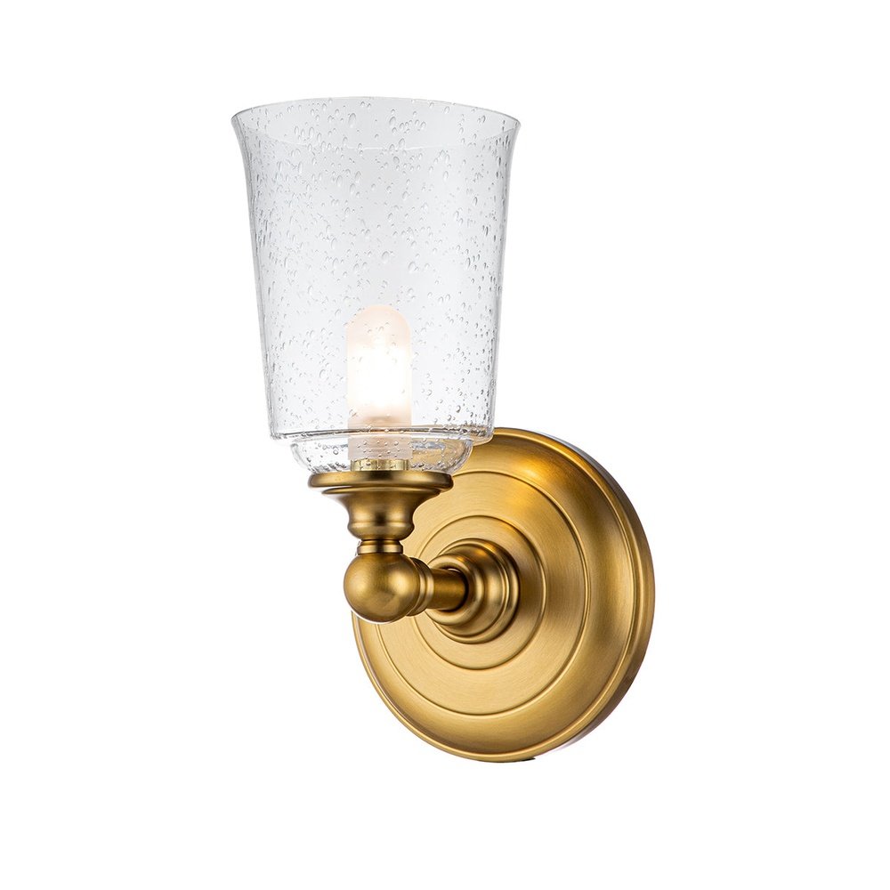 Feiss Huguenot Lake 1 Light Wall Light - Brass