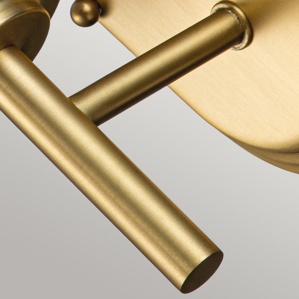 Feiss Malibu Wall Light - Brushed Brass
