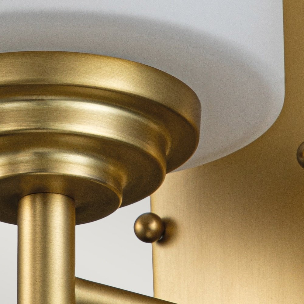 Feiss Malibu Wall Light - Brushed Brass