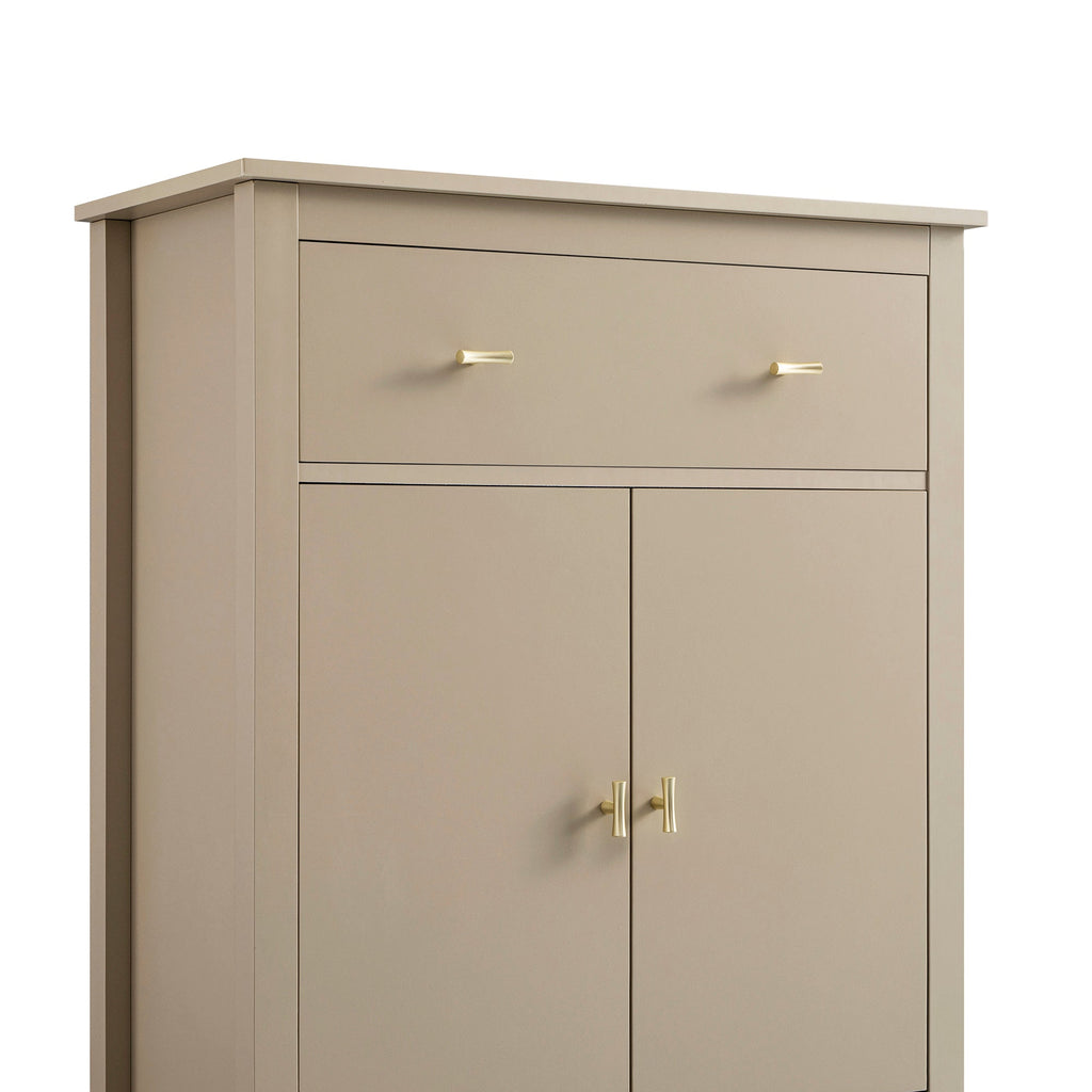 Oakham Small Sideboard with Drawer, Deep Greige