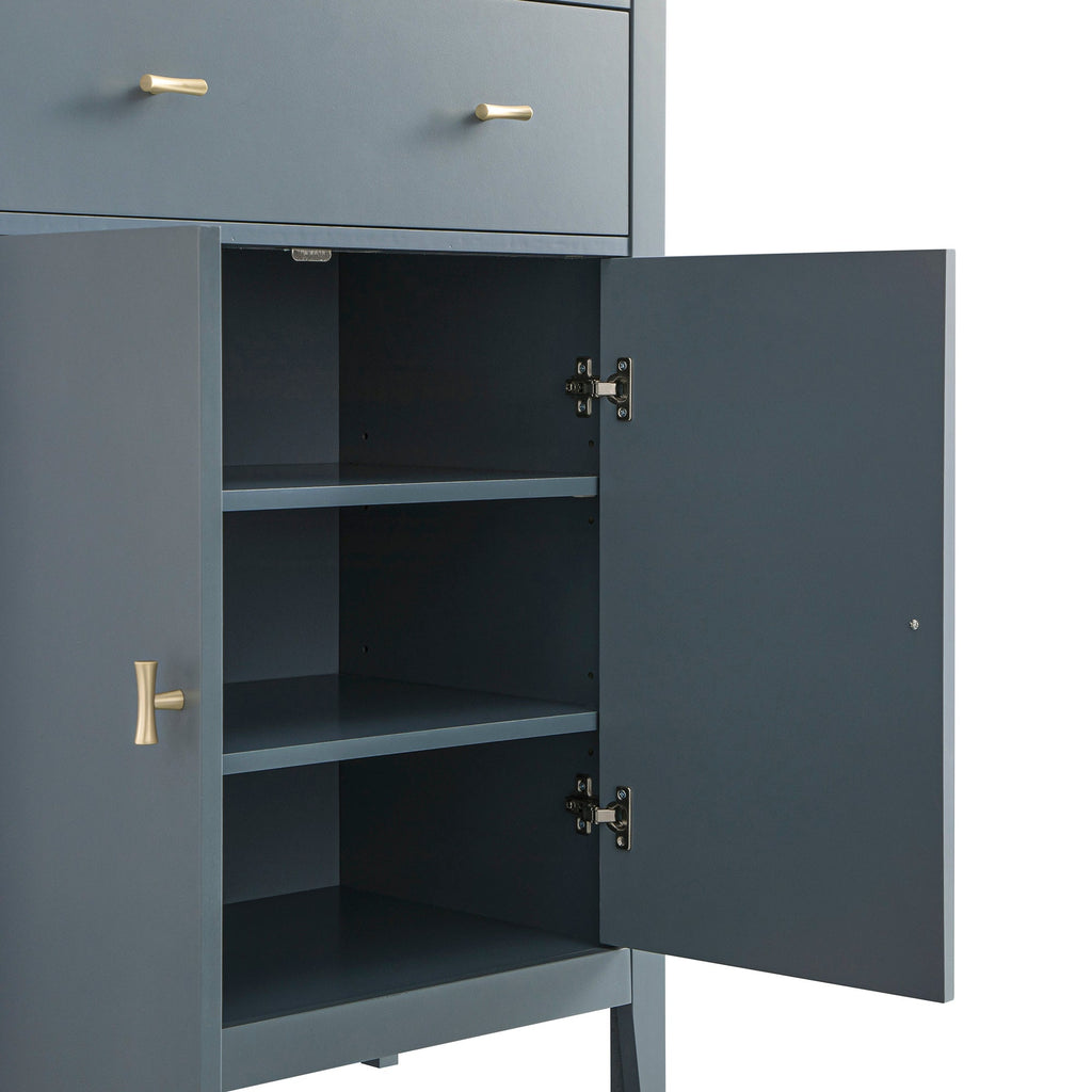 Oakham Small Sideboard with Drawer, Stormy Blue