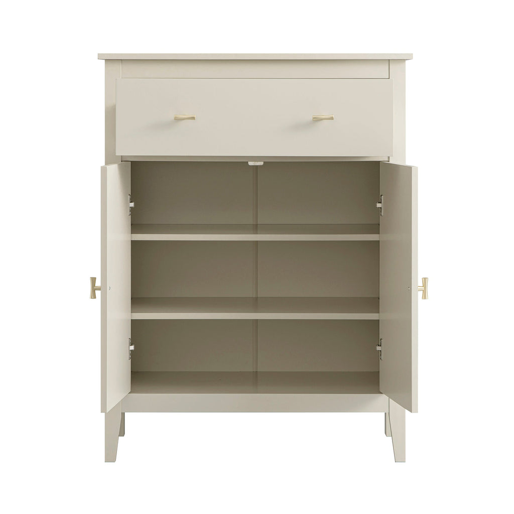 Oakham Small Sideboard with Drawer, Shaded White