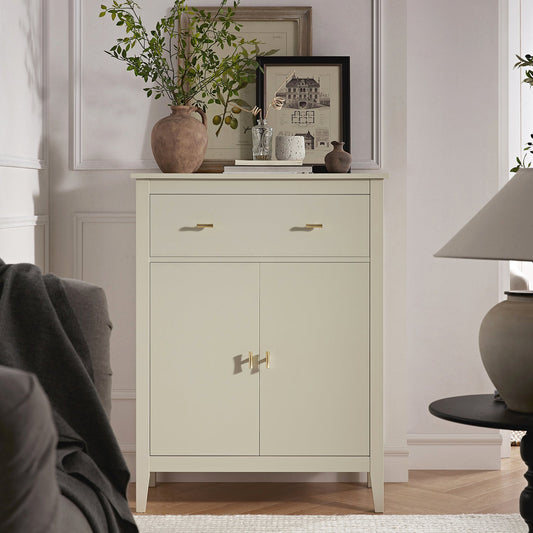 Oakham Small Sideboard with Drawer, Shaded White