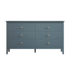 Oakham Chest of 6 Drawers, Stormy Blue