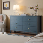 Oakham Chest of 6 Drawers, Stormy Blue