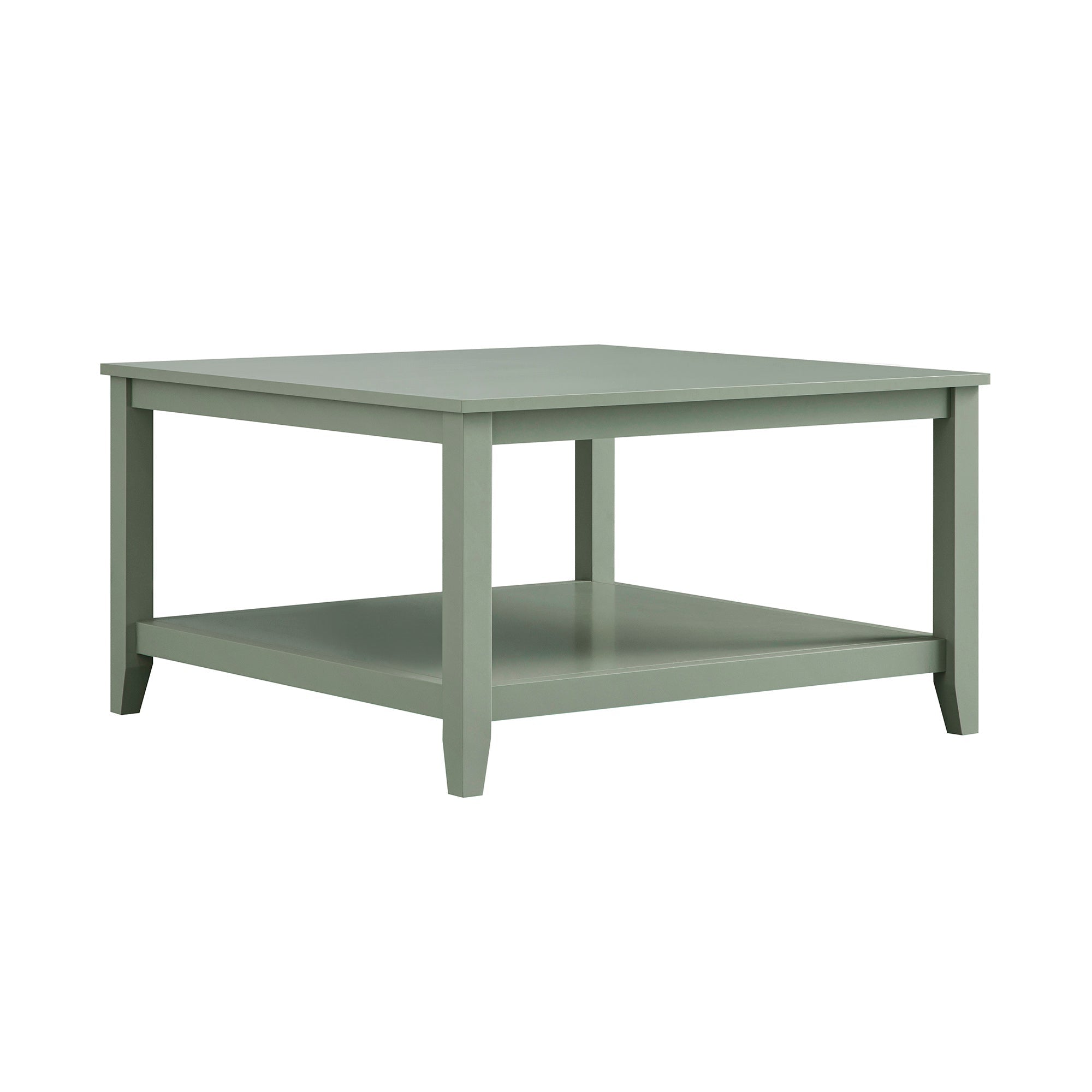 Oakham 80cm Square Coffee Table, Desert Sage