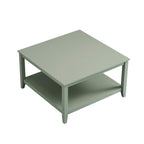 Oakham 80cm Square Coffee Table, Desert Sage