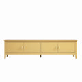 Oakham 180cm Wide TV Unit, Rattan Yellow
