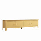 Oakham 180cm Wide TV Unit, Rattan Yellow