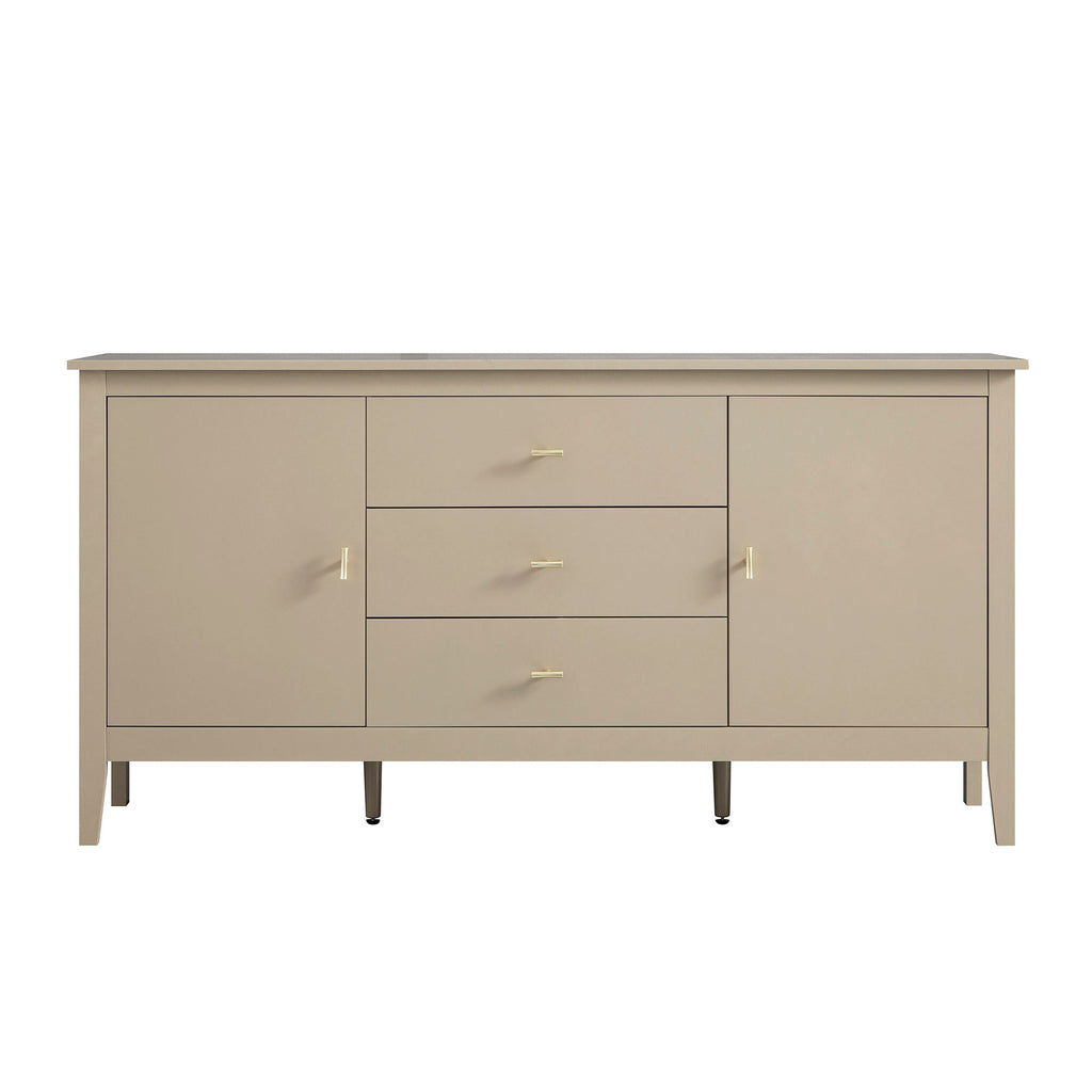 Oakham Wide Sideboard with Drawers, Deep Greige