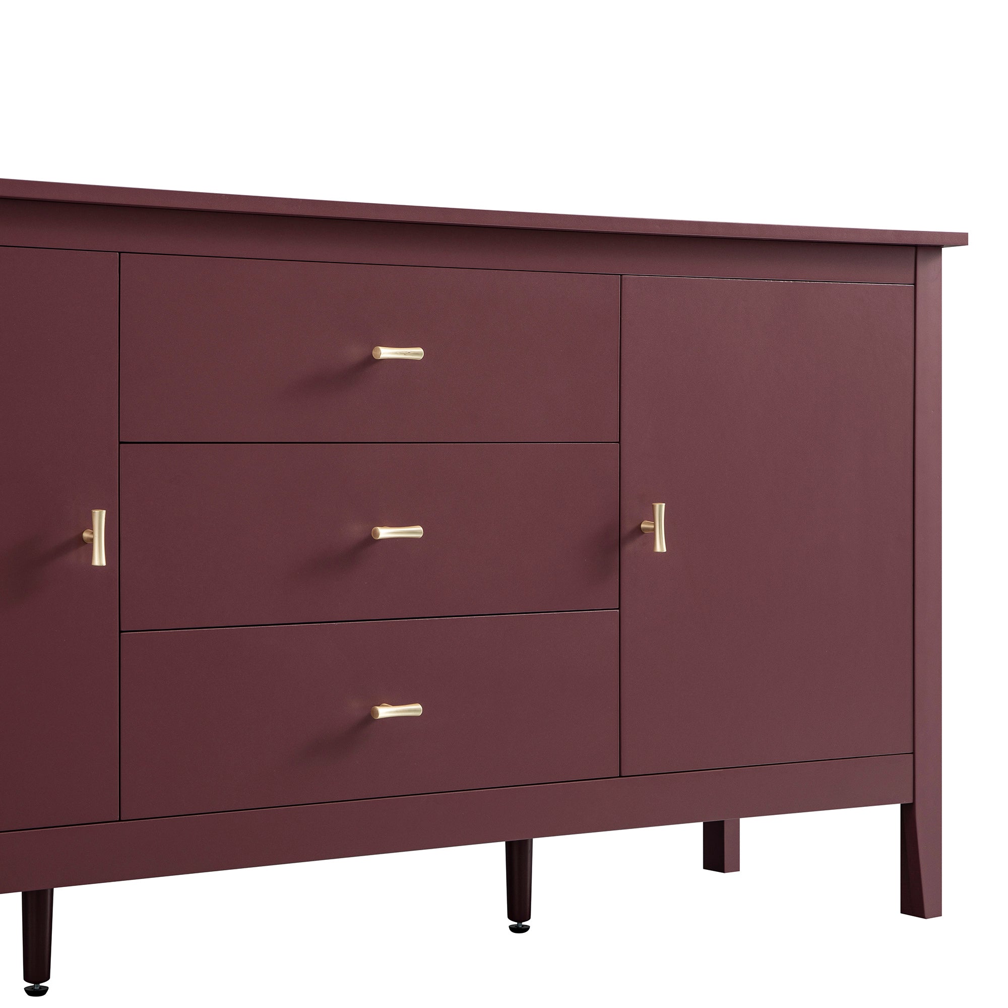 Oakham Wide Sideboard with Drawers, Wild Cherry