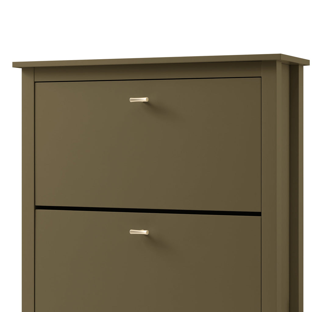 Oakham 2-Tier Shoe Cabinet, Olive Grove