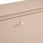 Oakham 2-Tier Shoe Cabinet, Nude Pink