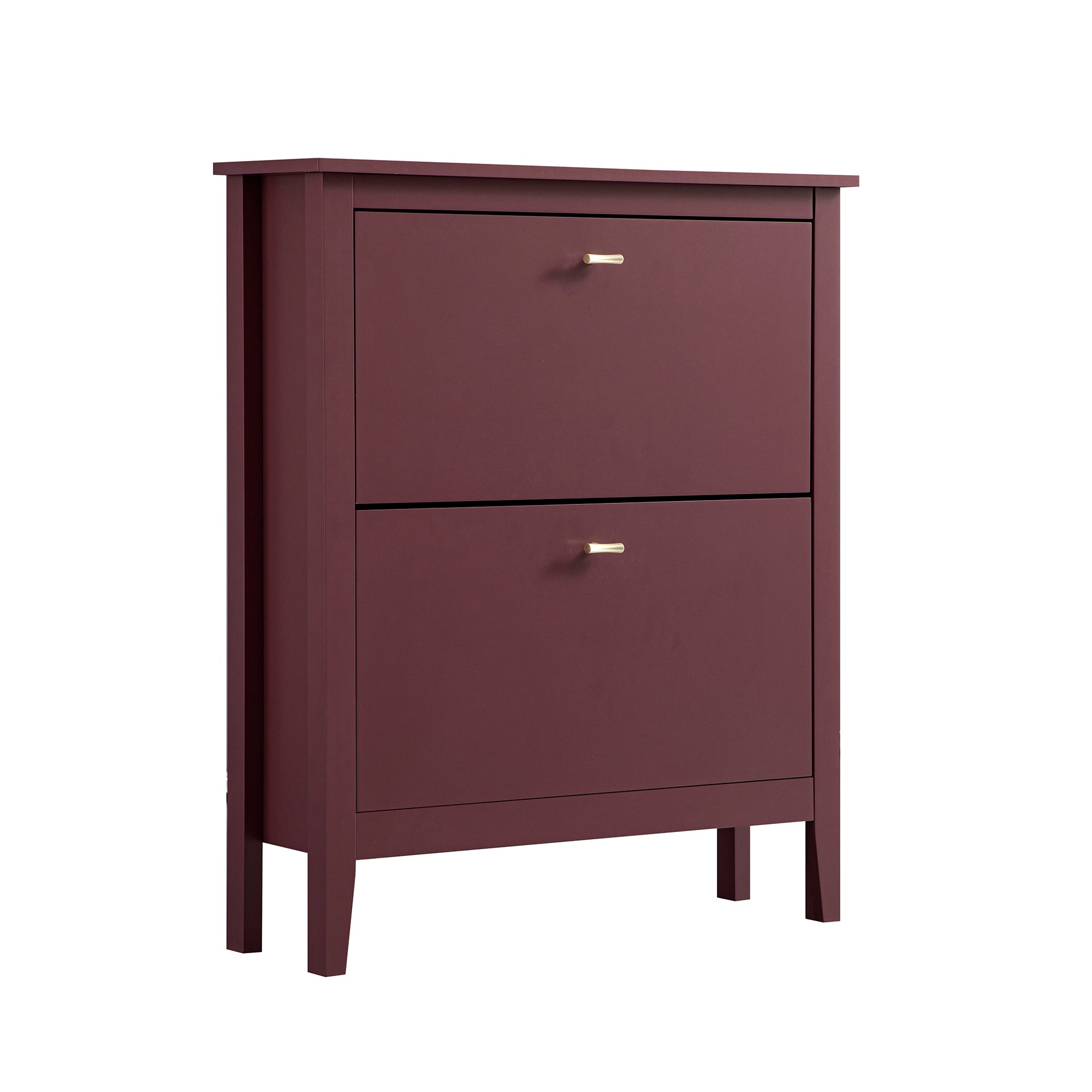 Oakham 2-Tier Shoe Cabinet, Wild Cherry