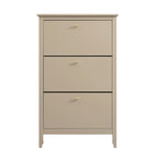 Oakham 3-Tier Shoe Cabinet, Deep Greige