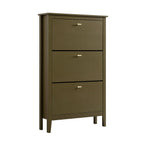Oakham 3-Tier Shoe Cabinet, Olive Grove