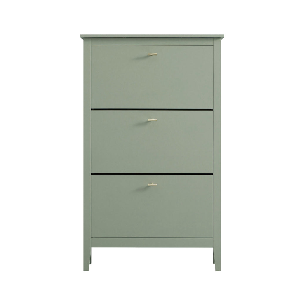 Oakham 3-Tier Shoe Cabinet, Desert Sage