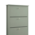 Oakham 3-Tier Shoe Cabinet, Desert Sage