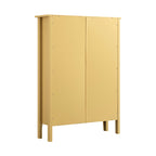 Oakham 2-Tier Shoe Cabinet with Top Drawer, Rattan Yellow