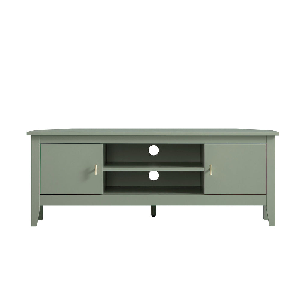 Oakham 120cm Corner TV Unit, Desert Sage