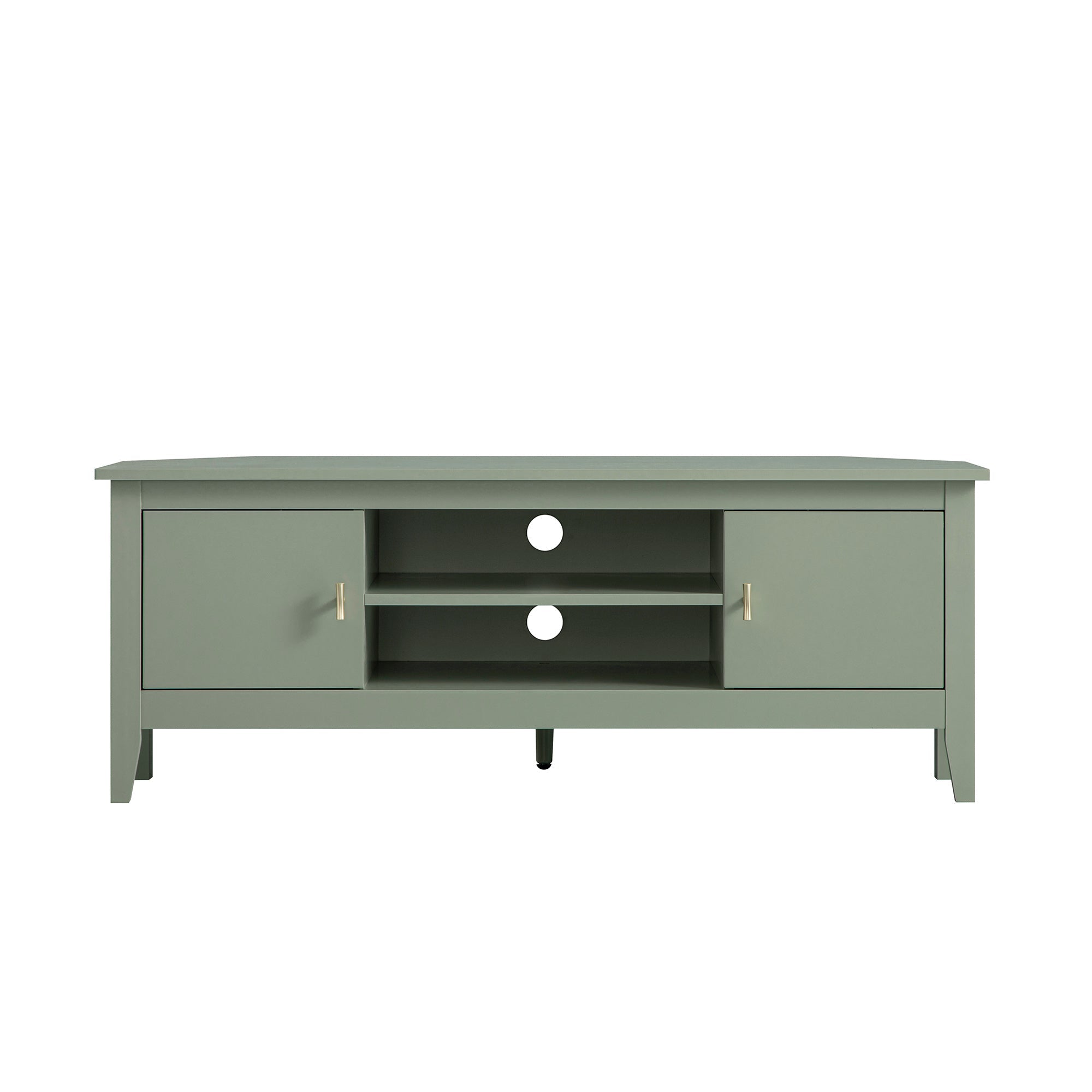Oakham 120cm Corner TV Unit, Desert Sage
