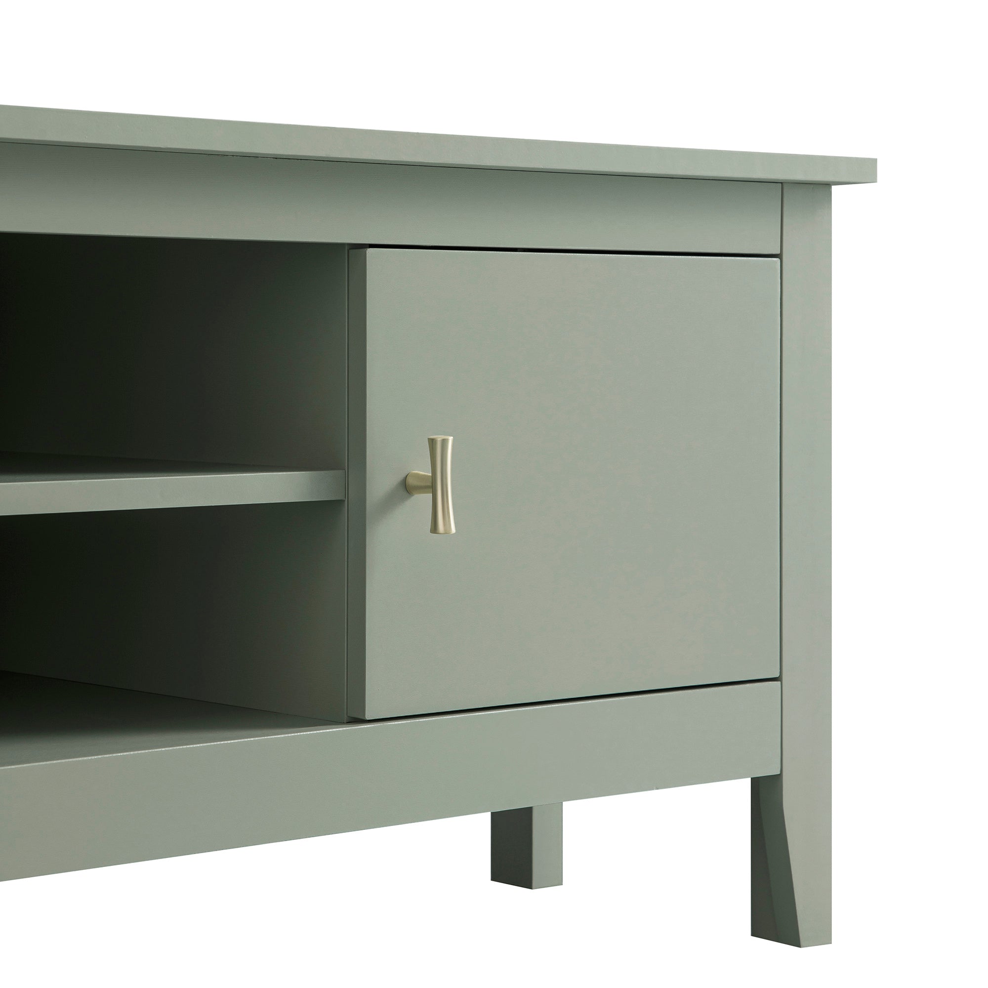Oakham 120cm Corner TV Unit, Desert Sage