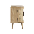 Izzy Curved Rattan Undersink Unit, Natural