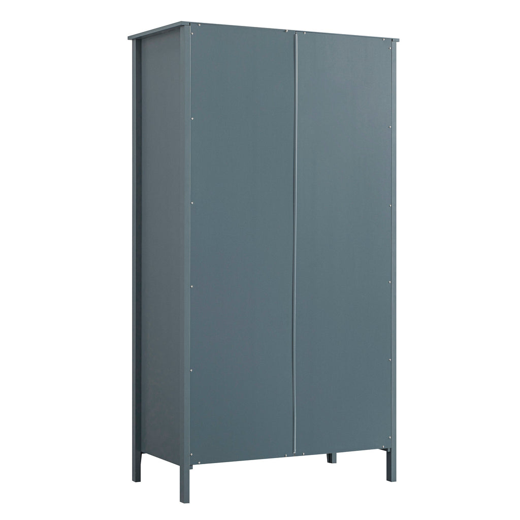 Oakham Double Wardrobe, Stormy Blue