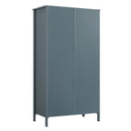 Oakham Double Wardrobe, Stormy Blue