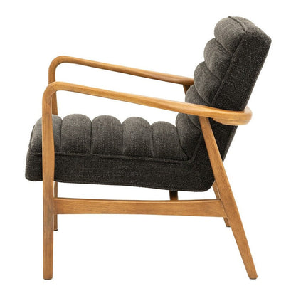 Datsun Armchair - Charcoal Boucle