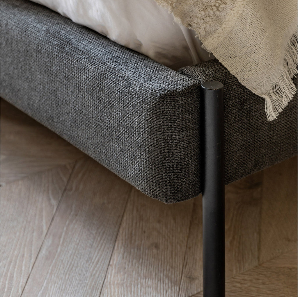 Oslin Bed - Warm Grey
