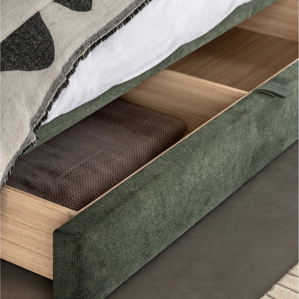 Marley 2 Drawer Bed - Green