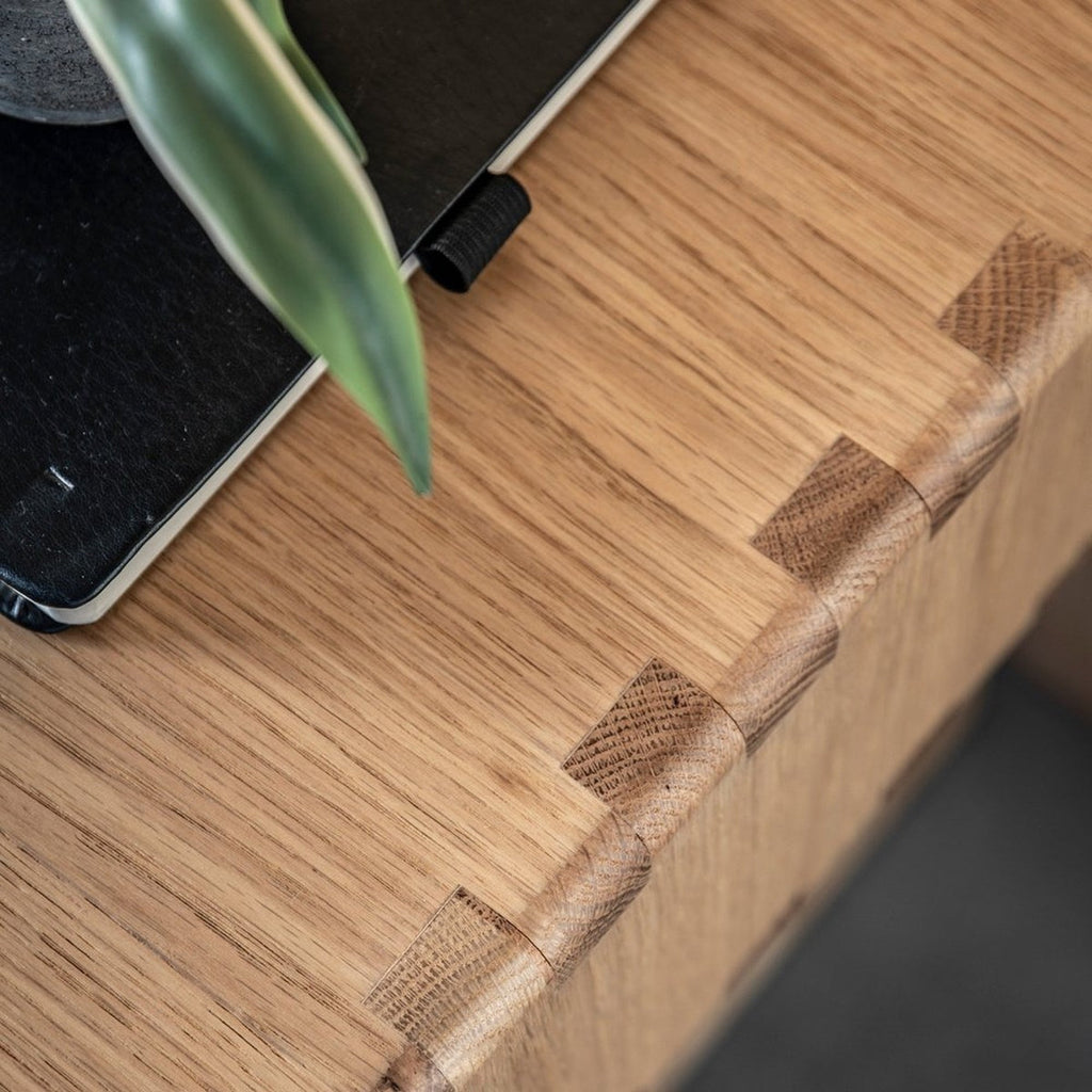 Croft 1 Drawer Bedside - Natural