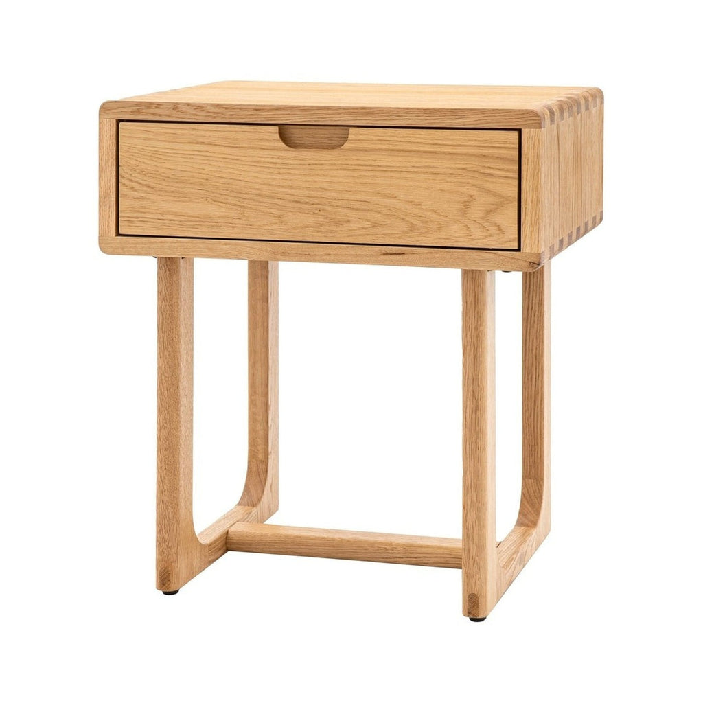 Croft 1 Drawer Bedside - Natural