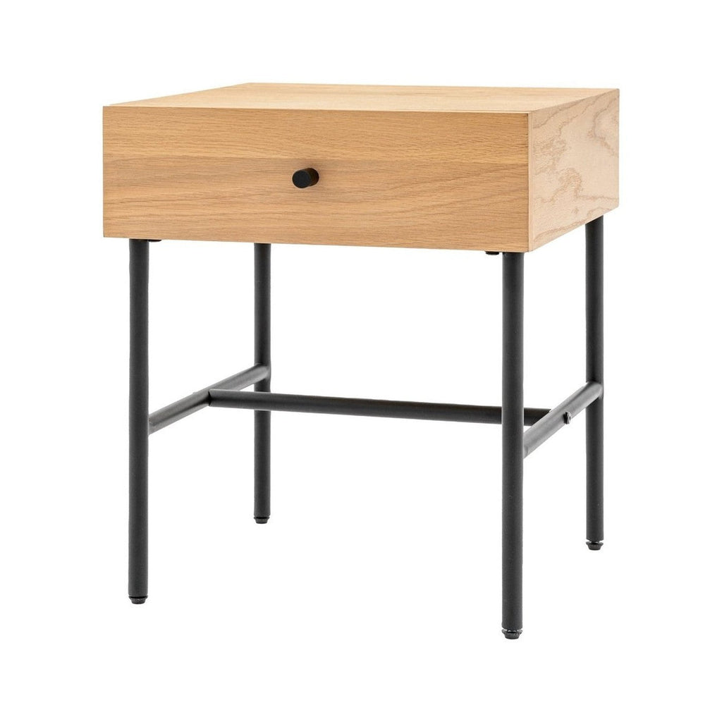 Kingsley 1 Drawer Bedside - Natural