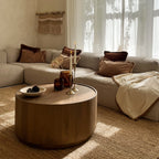 Fairmont - Warm Wood Premium Round Coffee Table