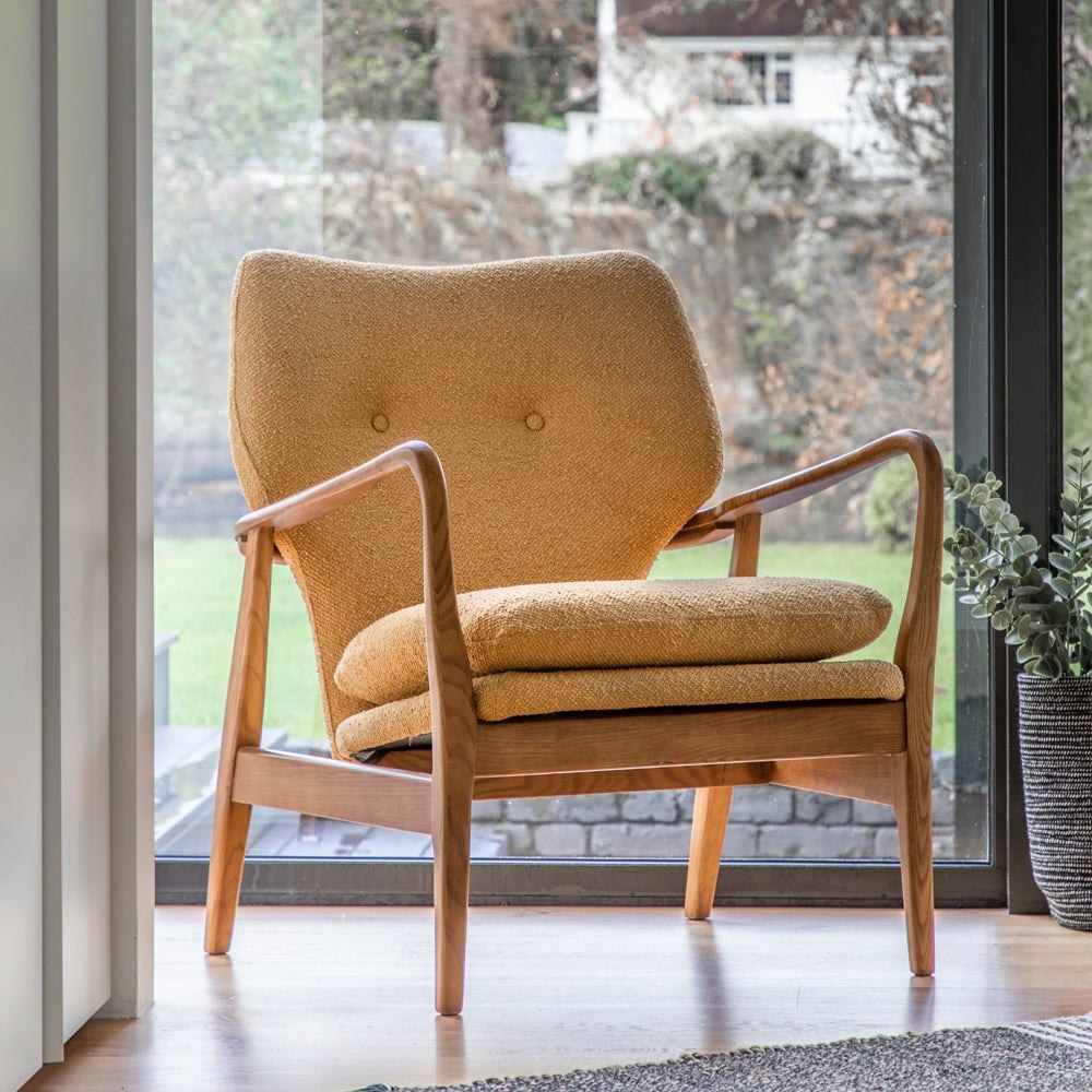 Kensal Armchair - Ochre | Outlet