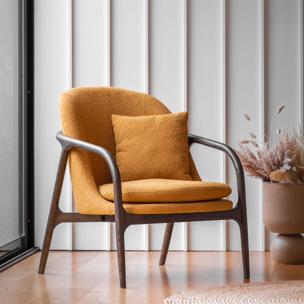 Alesso Armchair - Ochre