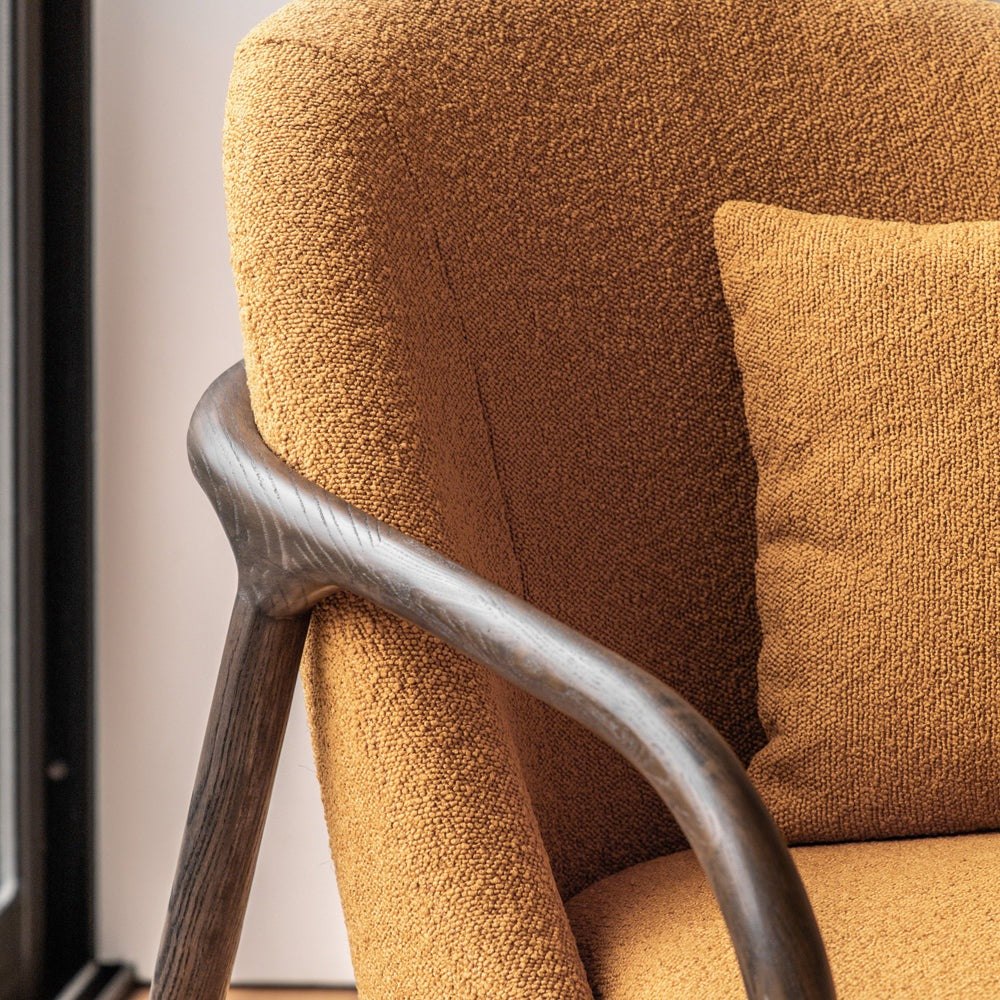 Alesso Armchair - Ochre