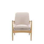 Carra Armchair in Natural Linen