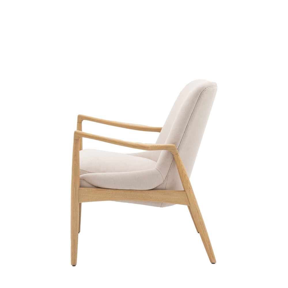 Carra Armchair in Natural Linen