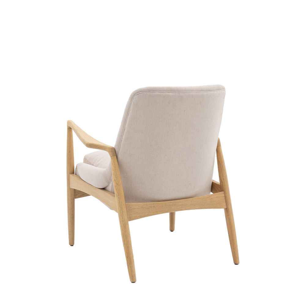Carra Armchair in Natural Linen