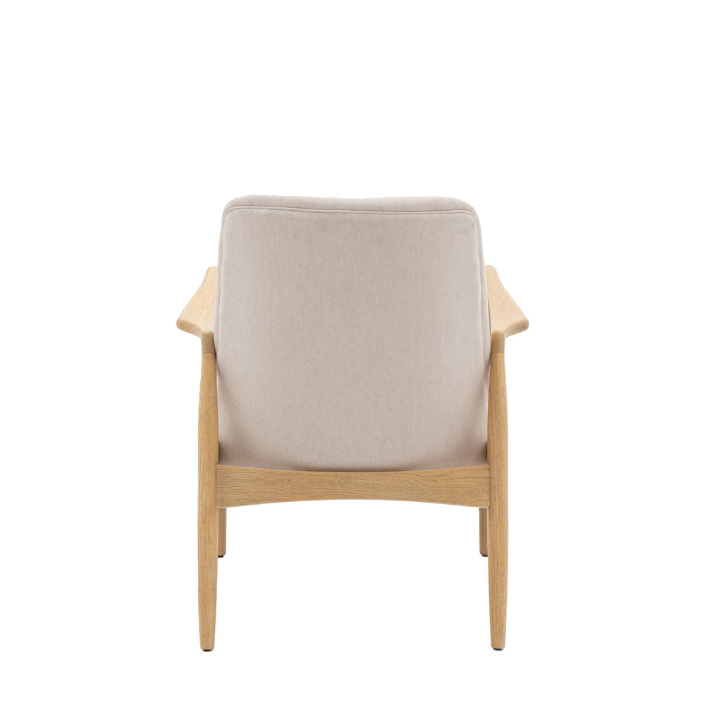 Carra Armchair in Natural Linen