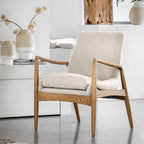 Carra Armchair in Natural Linen