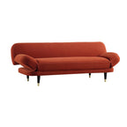 Solna 2-Seater Sofa Bed, Rust Velvet