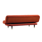 Solna 2-Seater Sofa Bed, Rust Velvet