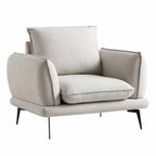 Obriel Oatmeal Fabric Armchair