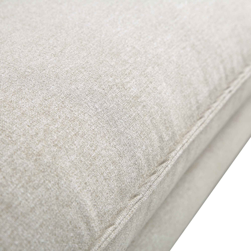 Obriel Oatmeal Fabric Sofa, 3-Seater