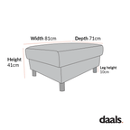 Timber Navy Blue Velvet Storage Ottoman