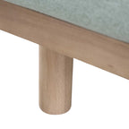 Timber Sage Green Fabric Sofa, Large 3-Seater Chaise Sofa Left Hand Facing